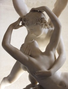 ...but it's a real challenge to portray such exquisite, creamy smoothness as the bodies of Cupid and Psyche, in this work by Antonin Canova. We were taken with this piece perhaps more than any other.