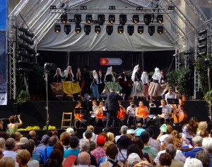 We were there for the first few days of the annual La Merce street festival. Events such as folk dancing, musical performances, parades and food fairs took place all over the city. We were sorry we had to leave before the Castellars (human castle builders) were performing toward the end of the week-long festival.