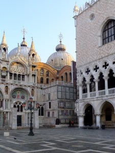 But we were delighted by visits to the Doge’s Palace (on right) and St. Peter’s Basilica (on left). 