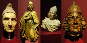 For centuries, the Doge, leader of Venice for life, was elected by a body of aristocrats. These and other busts of Doges populate the Palace.