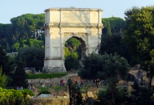 The Arch of Titus celebrated his victory over Jerusalem in the 1st century AD.
