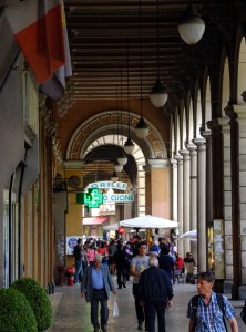 We arrived at our destination in the think of central Rome. We had an apartment off this bustling shopping plaza.