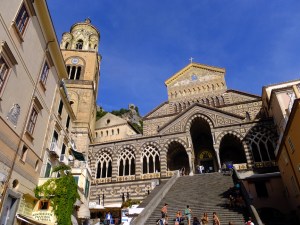 Amalfi town itself is delightful. Saint Andrew's Cathedral (Duomo) overlooks the Piazza Duomo in the heart of Amalfi. The cathedral dates to the 11th century.