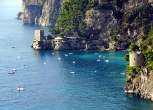 Along the coast are the defensive towers, built to watch out for Saracen pirates who raided this area centuries ago.