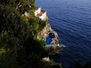 The views from the bus are spectacular. Travel tip: Grab a seat on the right side for the trip from Sorrento to Amalfi, then on the left side for the return trip. The opposite of POSH (port out, starboard home.)