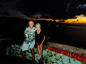 It was a lovely evening in Sorrento.