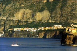 The views across the Bay of Naples are stunning.