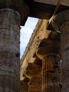 Doric capitals on the Temple of Hera.