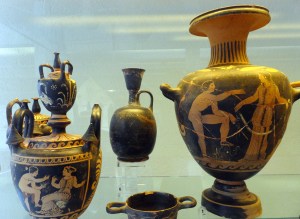 Somehow numerous ceramic vases and jugs survived from the 5th century BC.