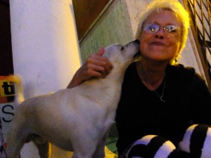 We called him "Cave Canem," even though he didn't seem to be too threatening.