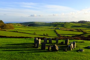In an isolated part of the southern Ireland countryside, about an hour or so West of Kinsale, lies the prehistoric Drombeg stone circle.