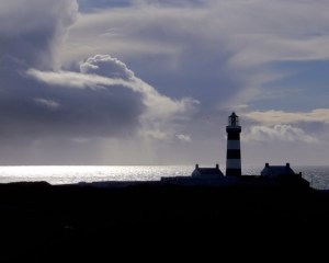 The lighthouse at Old Head is usually inaccessible, except to those who can afford membership in the exclusive golf club. This didn't stop us from driving inside when we found the gate open and unattended.