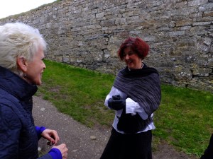 This delightfully-Irish employee of the fort helped bring our visit to life with stories about what we were seeing.