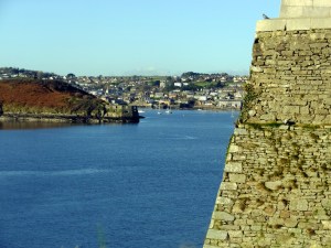 The fort's bastions provide spectacular views of the River Bandon.
