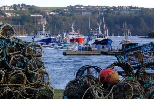 You can see from the crab traps and trawlers that Kinsale is a working fishing town.