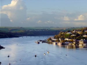 World's End is the name of this point at a bend in the river. The Lobster Cottages are right around the point, just out of this photo. It was much more convenient to town than the name 