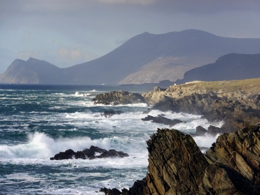 Achill's west coast is continuously pounded by the mighty Atlantic.