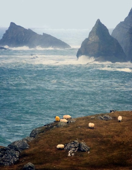 Like so much of Ireland's west coast, the ocean views from Glencolumbkille were simply stunning.