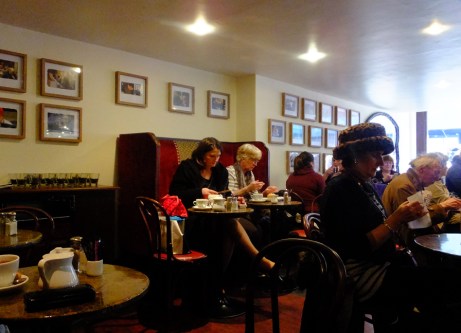 Modern Dubliners continue the tradition of taking tea at Bewley's.