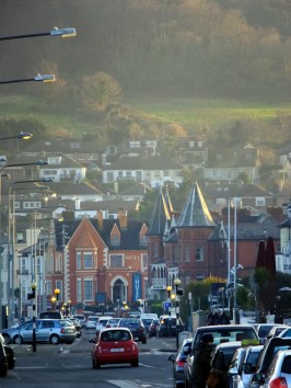 Even in chilly January, Bray seemed a lively town.