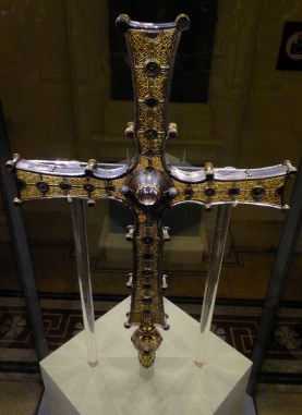 Dublin is also the site of the National Museum of Ireland. This is the Cross of Cong, an early twelfth century processional reliquary, once said to contain a fragment of the True Cross.