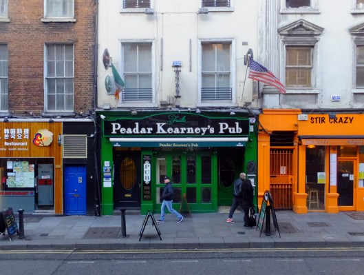 The old and the new also come together in Dublin's pubs.