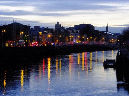 The River Liffey bisects the city, and helps give Dublin its distinct identity and charm. It also helps orient visitors to the location of the streets and neighborhoods they want to visit.