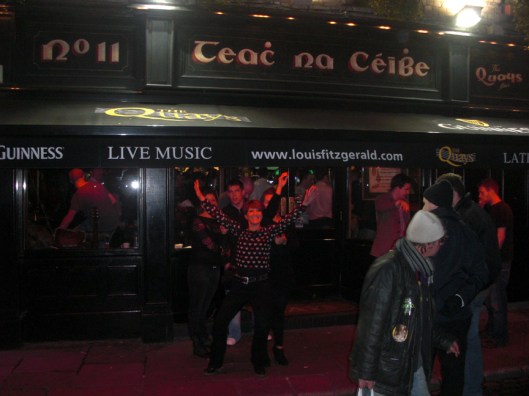 It's a wild party every night In the neighborhood known as Temple Bar.