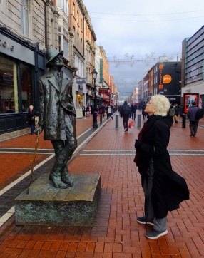 This statue of James Joyce is just one of Dublin's delightfully whimsical homages to Ireland's rich literary heritage.