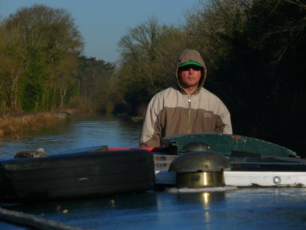 Rick at the tiller--P1970446